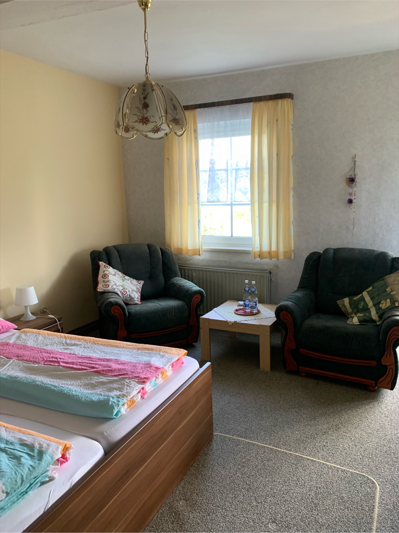 Sitzecke im Doppelzimmer